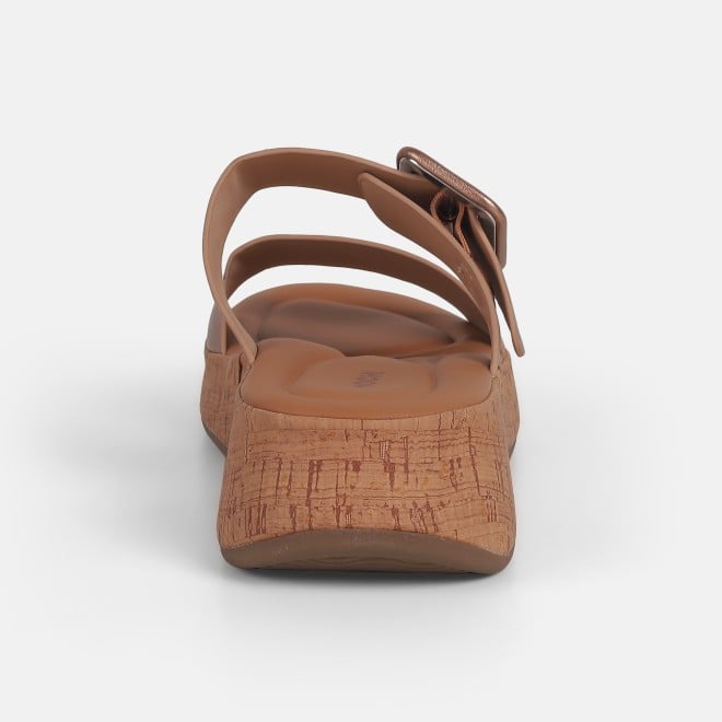 Mochi Women Rose-Gold Casual Slip Ons (SKU: 41-364-52-36)