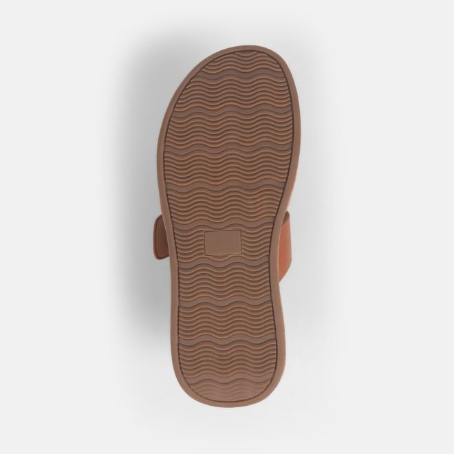 Mochi Women Tan Casual Slip Ons (SKU: 41-364-23-36)
