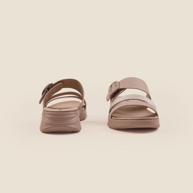 Mochi Women Beige Casual Slip Ons (SKU: 41-365-20-36)