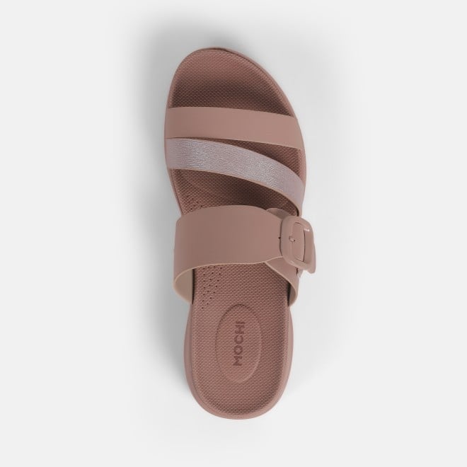 Mochi Women Pink Casual Slip Ons (SKU: 41-365-24-36)