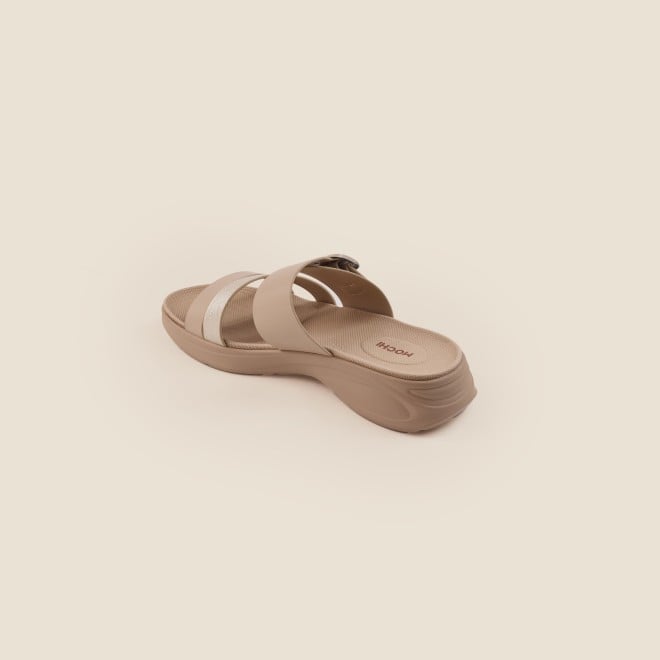 Mochi Women Beige Casual Slip Ons (SKU: 41-365-20-36)