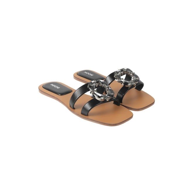 Mochi Women Black Casual Slip Ons (SKU: 41-374L-11-42)