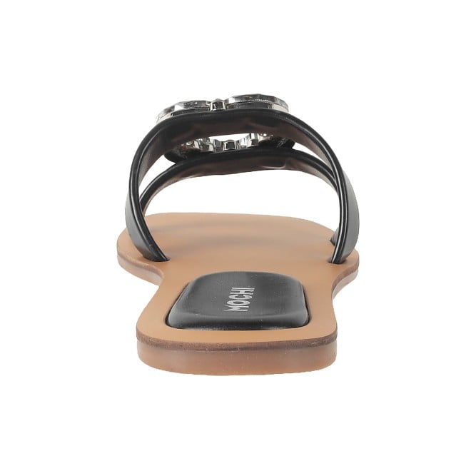 Mochi Women Black Casual Slip Ons (SKU: 41-374L-11-42)