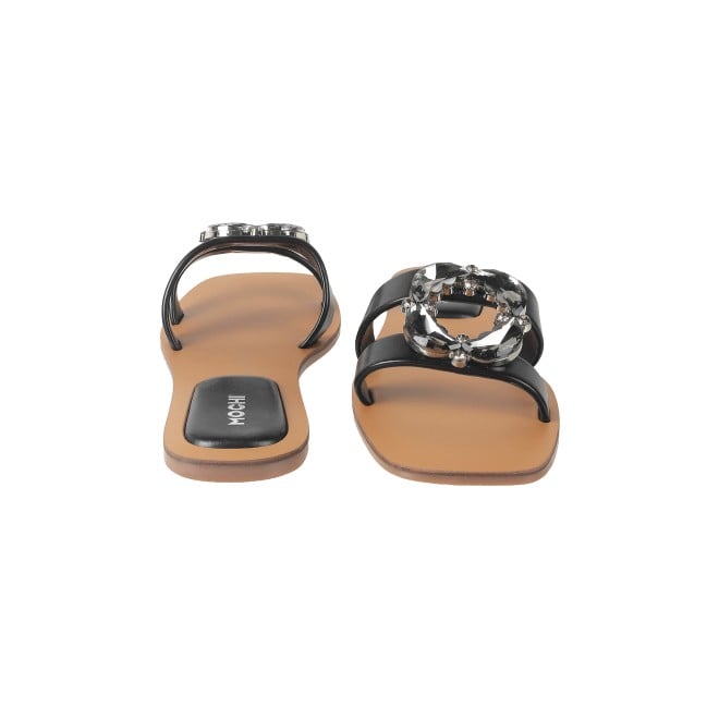 Mochi Women Black Casual Slip Ons (SKU: 41-374L-11-42)