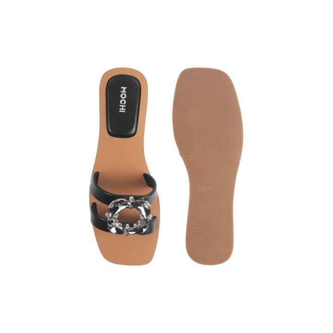 Mochi Women Black Casual Slip Ons (SKU: 41-374L-11-42)