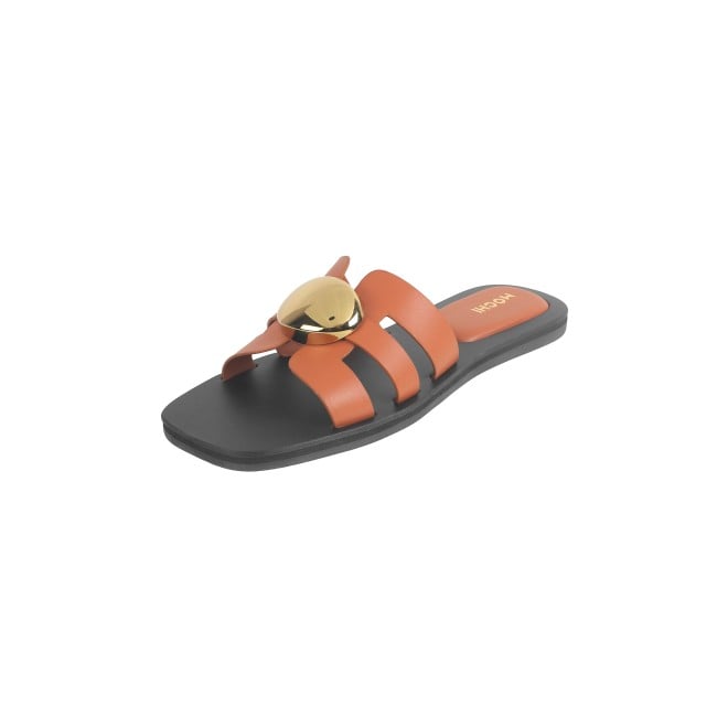 Mochi Women Tan Casual Slippers (SKU: 41-375L-23-42)