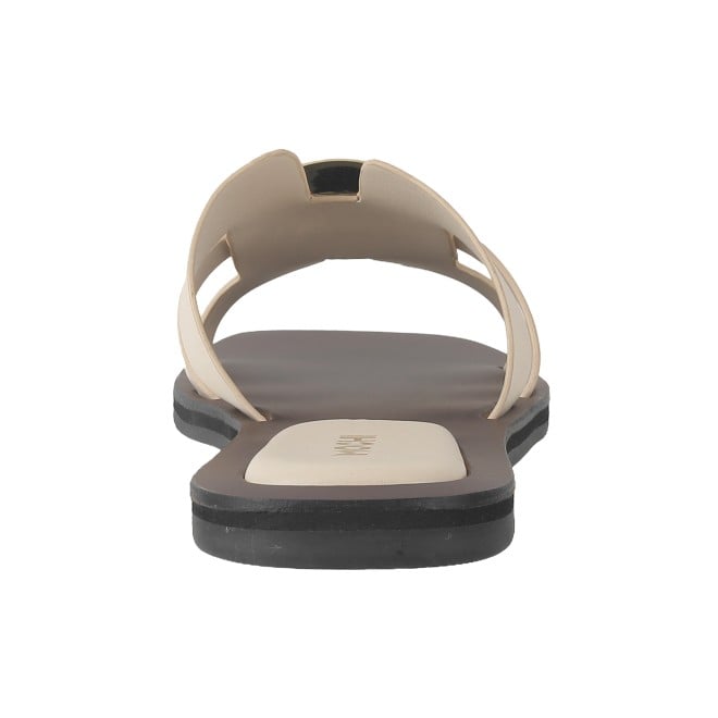 Mochi Women Beige Casual Slippers (SKU: 41-375L-20-42)