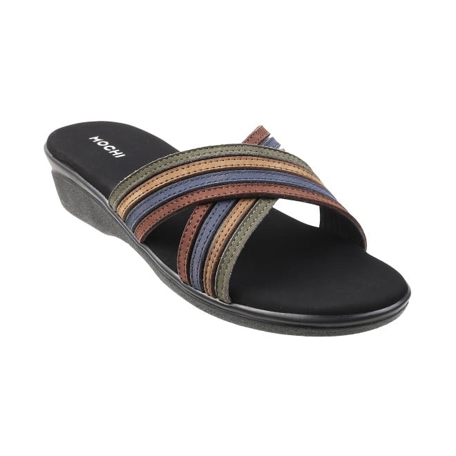 Mochi Women Multi Casual Slip Ons