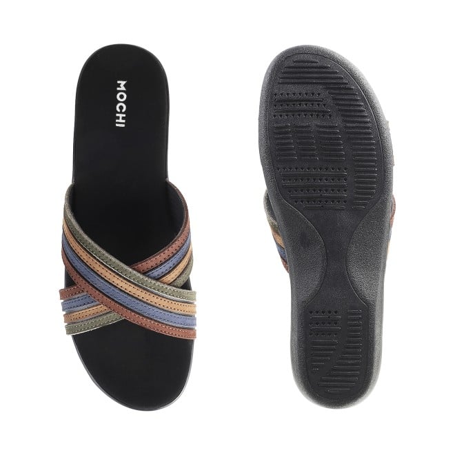 Mochi Women Multi Casual Slip Ons (SKU: 41-3837L-13-42)
