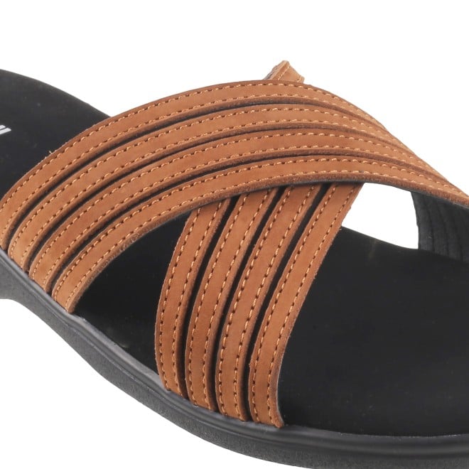 Mochi Women Tan Casual Slip Ons (SKU: 41-3837L-23-42)