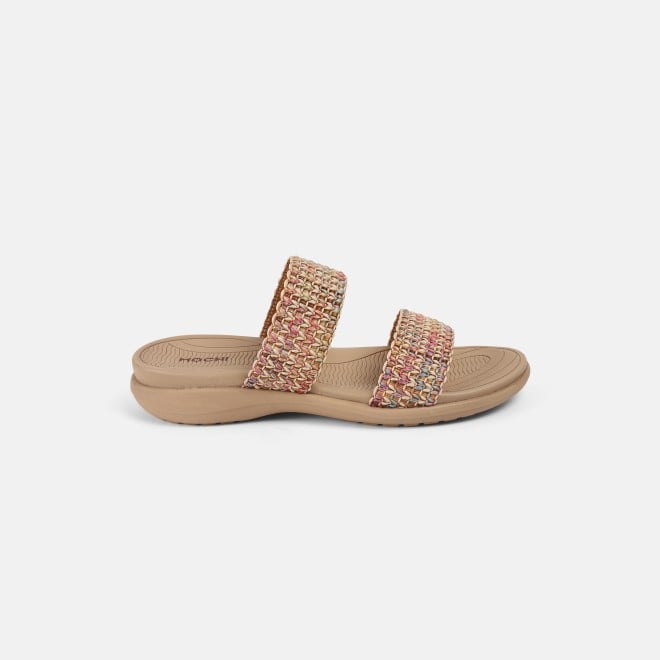 Mochi Women Beige Casual Slip Ons (SKU: 41-391-20-36)