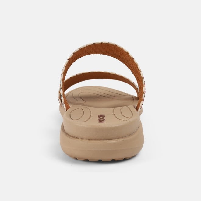Mochi Women Beige Casual Slip Ons (SKU: 41-391-20-36)