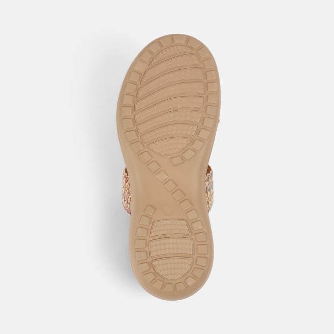 Mochi Women Beige Casual Slip Ons (SKU: 41-391-20-36)