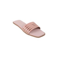 Women Peach Casual Slippers