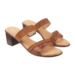 Women Brown Casual Slip Ons