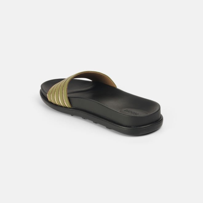 Mochi Women Green Casual Slip Ons (SKU: 41-402-21-36)