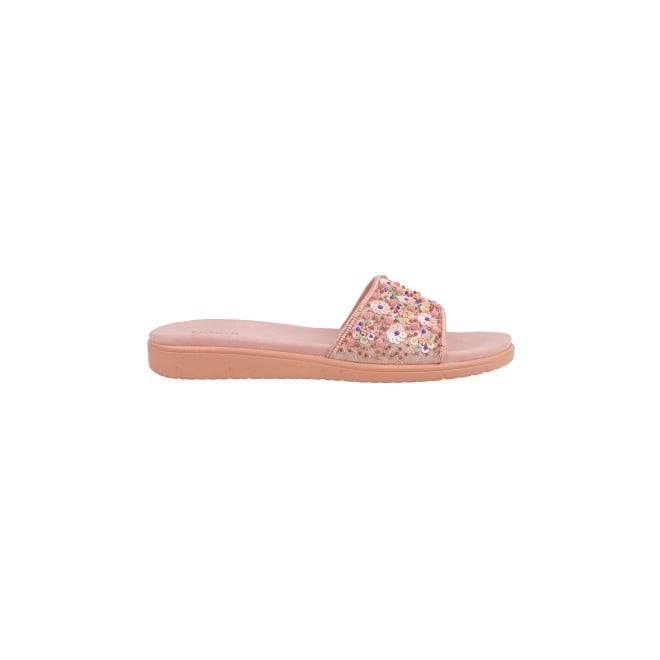 Mochi Women Peach Casual Slippers (SKU: 41-4043-80-36)