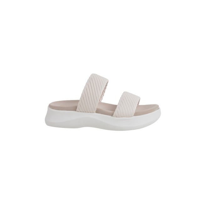 Mochi Women Off-White Casual Slip Ons (SKU: 41-405-66-38)