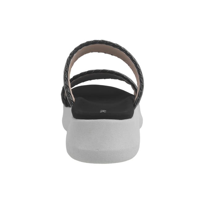 Mochi Women Black Casual Slip Ons (SKU: 41-405-11-38)