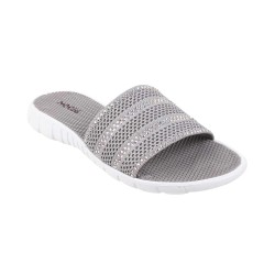 Mochi Grey Casual Slippers