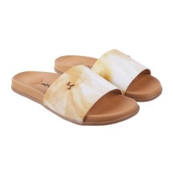 Women Tan Casual Slip Ons