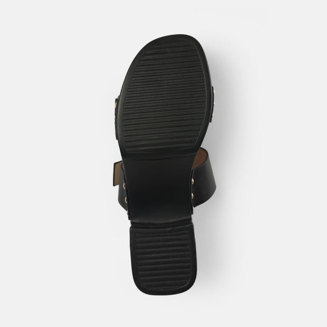 Mochi Women Black Casual Slip Ons (SKU: 41-407-11-36)