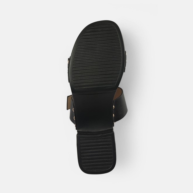 Mochi Women Black Casual Slip Ons (SKU: 41-407-11-37)