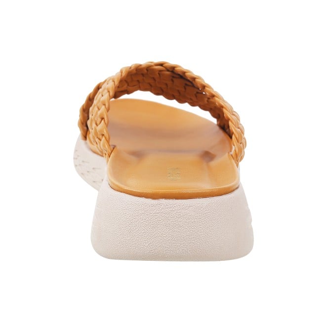 Mochi Women Yellow Casual Slip Ons (SKU: 41-4121L-33-42)