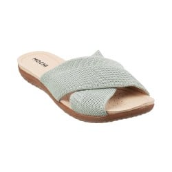 Mochi Light-Green Casual Slippers