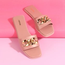 Women Pink Casual Slippers