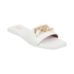 Women White Casual Slippers