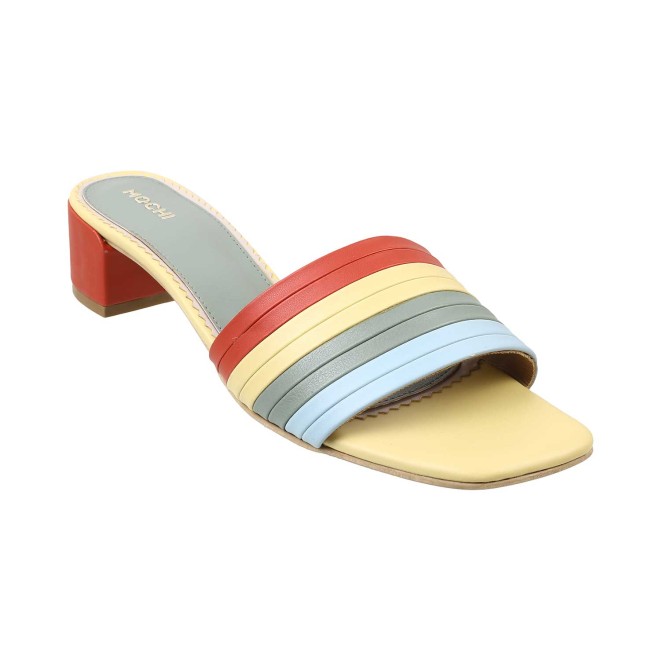 Multi colored sandals online womens