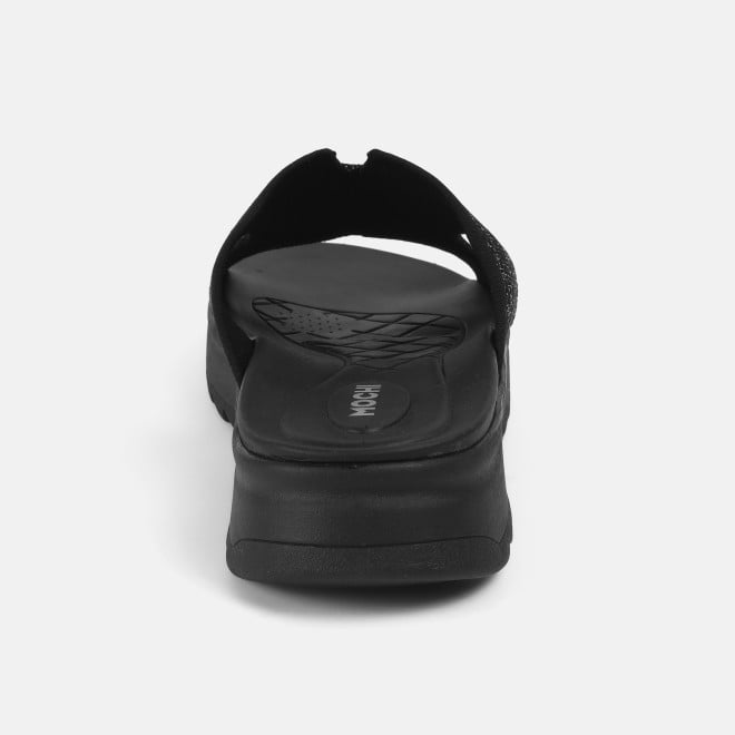 Mochi Women Black Casual Slip Ons (SKU: 41-419-11-36)