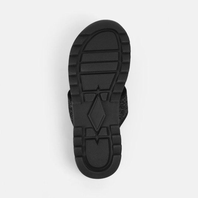 Mochi Women Black Casual Slip Ons (SKU: 41-419-11-36)
