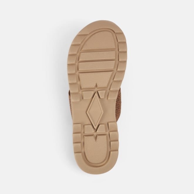 Mochi Women Brown Casual Slip Ons (SKU: 41-419-12-36)