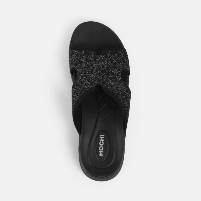 Mochi Women Black Casual Slip Ons (SKU: 41-419-11-36)