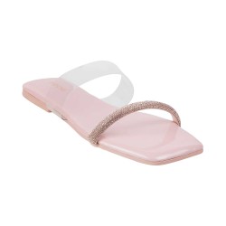 Mochi Rose-Gold Casual Slip Ons