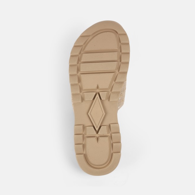 Mochi Women Beige Casual Slip Ons (SKU: 41-420-20-36)