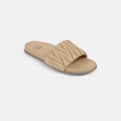 Women Beige Casual Slip Ons