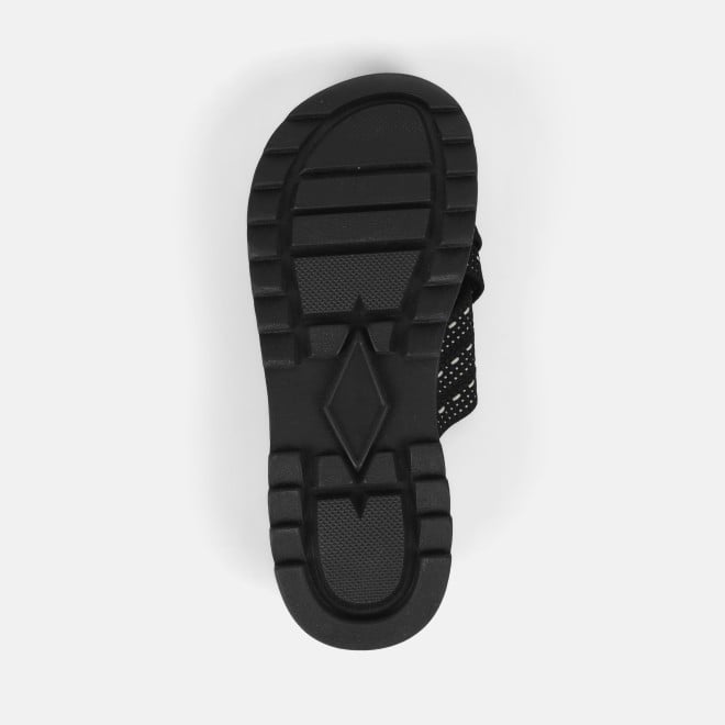 Mochi Women Black Casual Slip Ons (SKU: 41-422-11-36)