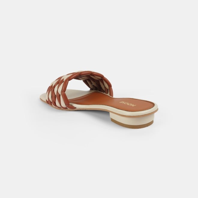 Mochi Women Beige Casual Slip Ons (SKU: 41-424-20-36)