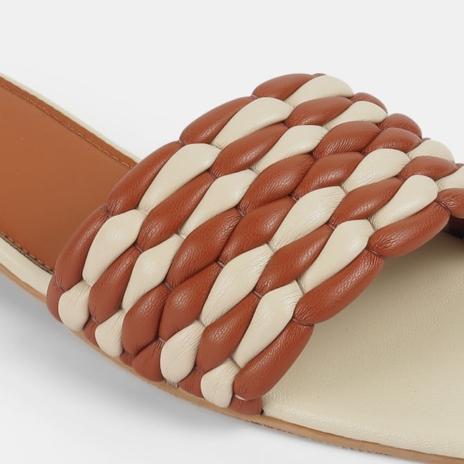 Mochi Women Beige Casual Slip Ons (SKU: 41-424-20-36)
