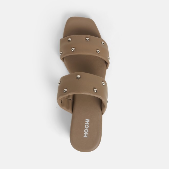 Mochi Women Rose-gold Ethnic Slip Ons (SKU: 41-425-22-37)
