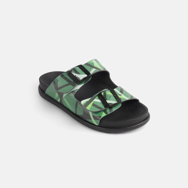 Mochi Women Green Casual Slippers