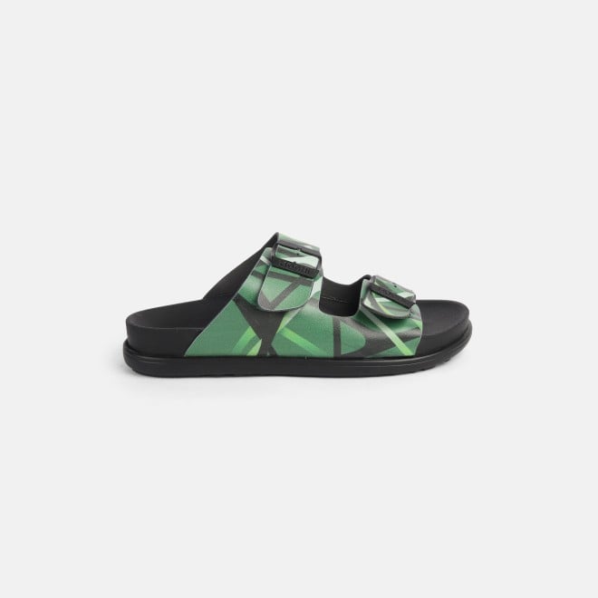 Mochi Women Green Casual Slippers (SKU: 41-426-21-36)