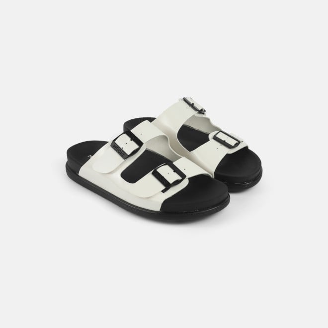 Mochi Women White Casual Slippers (SKU: 41-428-16-36)