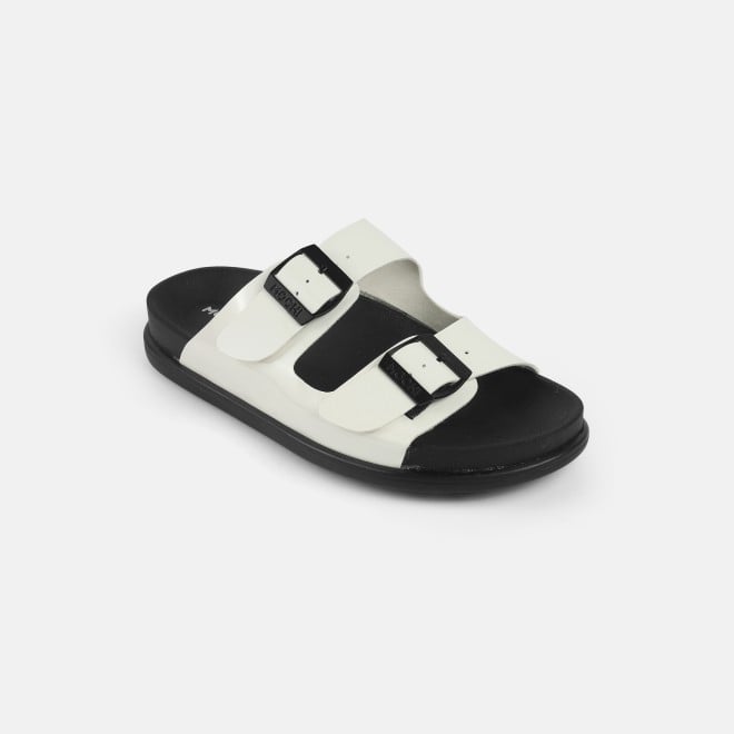 Mochi Women White Casual Slippers (SKU: 41-428-16-36)