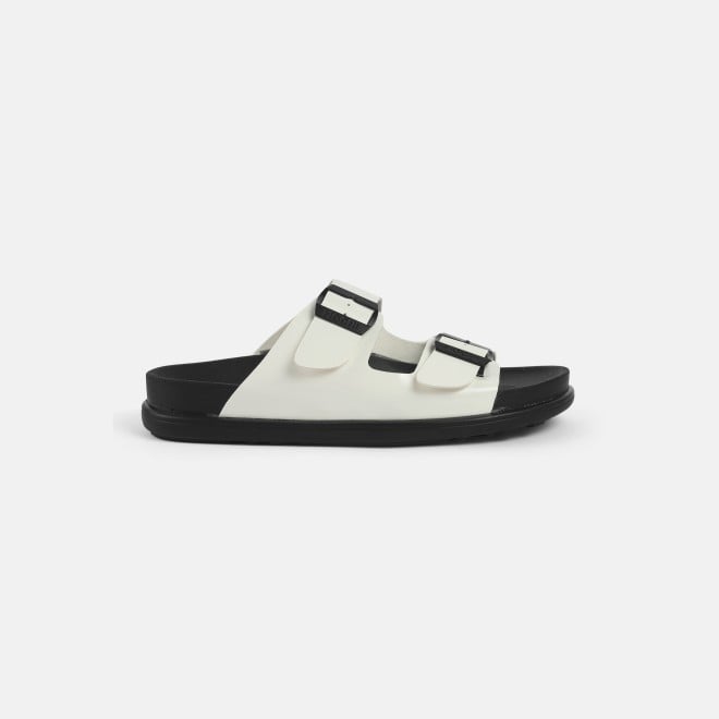 Mochi Women White Casual Slippers (SKU: 41-428-16-36)
