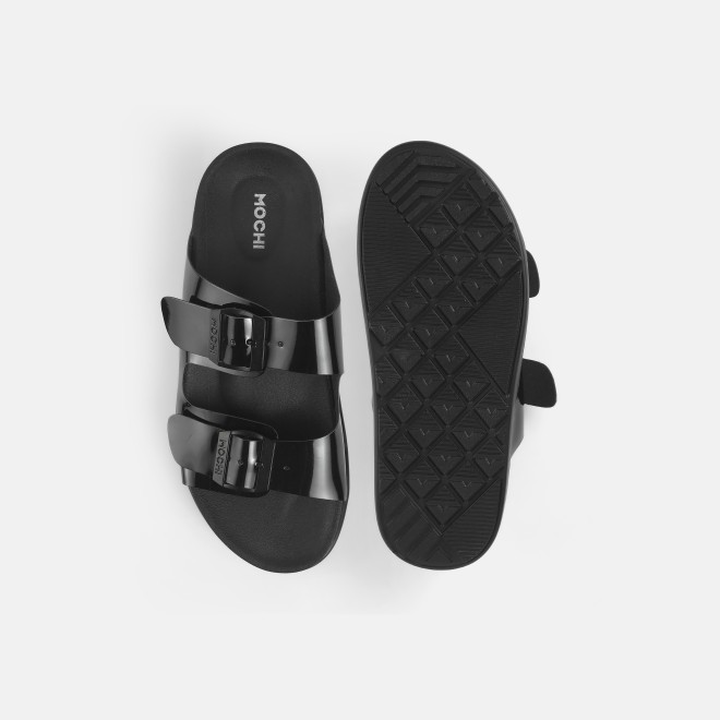 Mochi Women Black-pat Casual Slippers (SKU: 41-428-31-37)