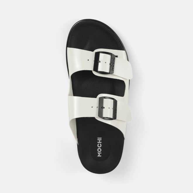 Mochi Women White Casual Slippers (SKU: 41-428-16-36)